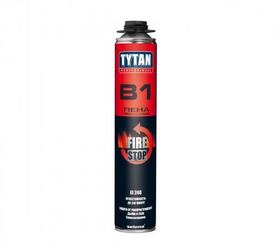 Пена профессиональная TYTAN Professional В1 огнеупорная, 750 мл