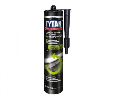 Герметик TYTAN Professional битумно-каучуковый для кровли, 310 мл