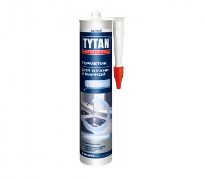 Герметик силиконакриловый TYTAN Professional для кухни и ванной, 310 мл