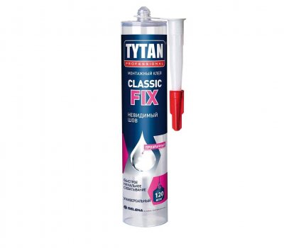 Клей TYTAN Professional СLASSIC FIX монтажный, прозрачный, 310 мл