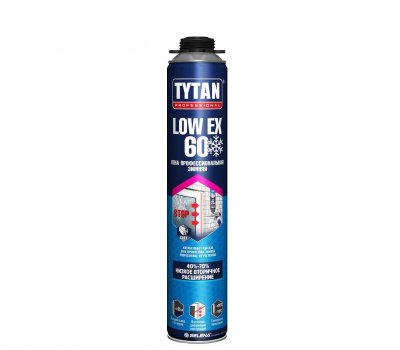 Пена профессиональная TYTAN Professional LOW EX 60 зимняя, 750 мл