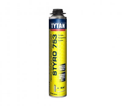 Клей TYTAN Professional Styro 753 для наружной теплоизоляции GUN 750 мл