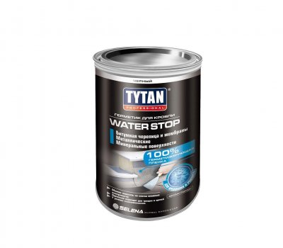 Герметик TYTAN Professional WATER STOP для кровли, 1 кг