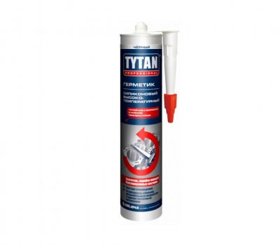 Герметик силиконовый TYTAN Professional высокотемпературный, красный, 280 мл