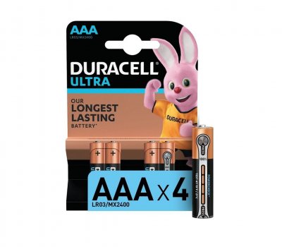 Батарейки Duracell ААА/LR03 Ultra Power