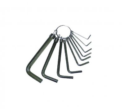 Набор ключей имбусовых 888, углеродистая сталь (10 штук: 1,5 - 10 мм)