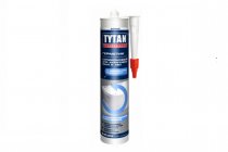 Герметик силиконовый TYTAN Professional для акриловых ванн и ПВХ белый, 310 мл
