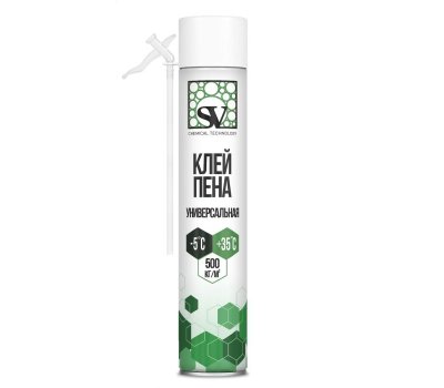 SV КЛЕЙ-ПЕНА монтажная, всесезонная, 420 мл (550 г)